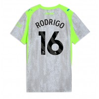 Stroje piłkarskie Manchester City Rodri Hernandez #16 Koszulka Trzeciej dla damskie 2025-26 Krótki Rękaw
